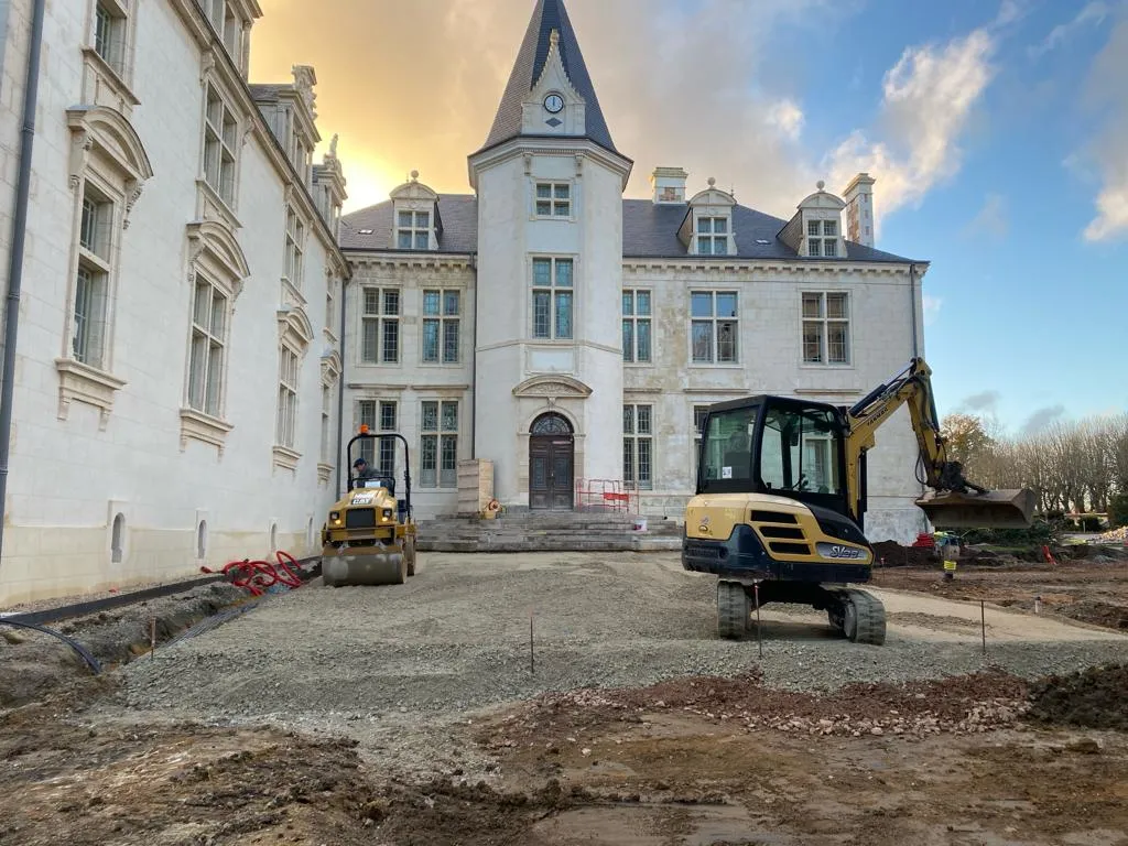 Aménagement cour Mortagne au perche